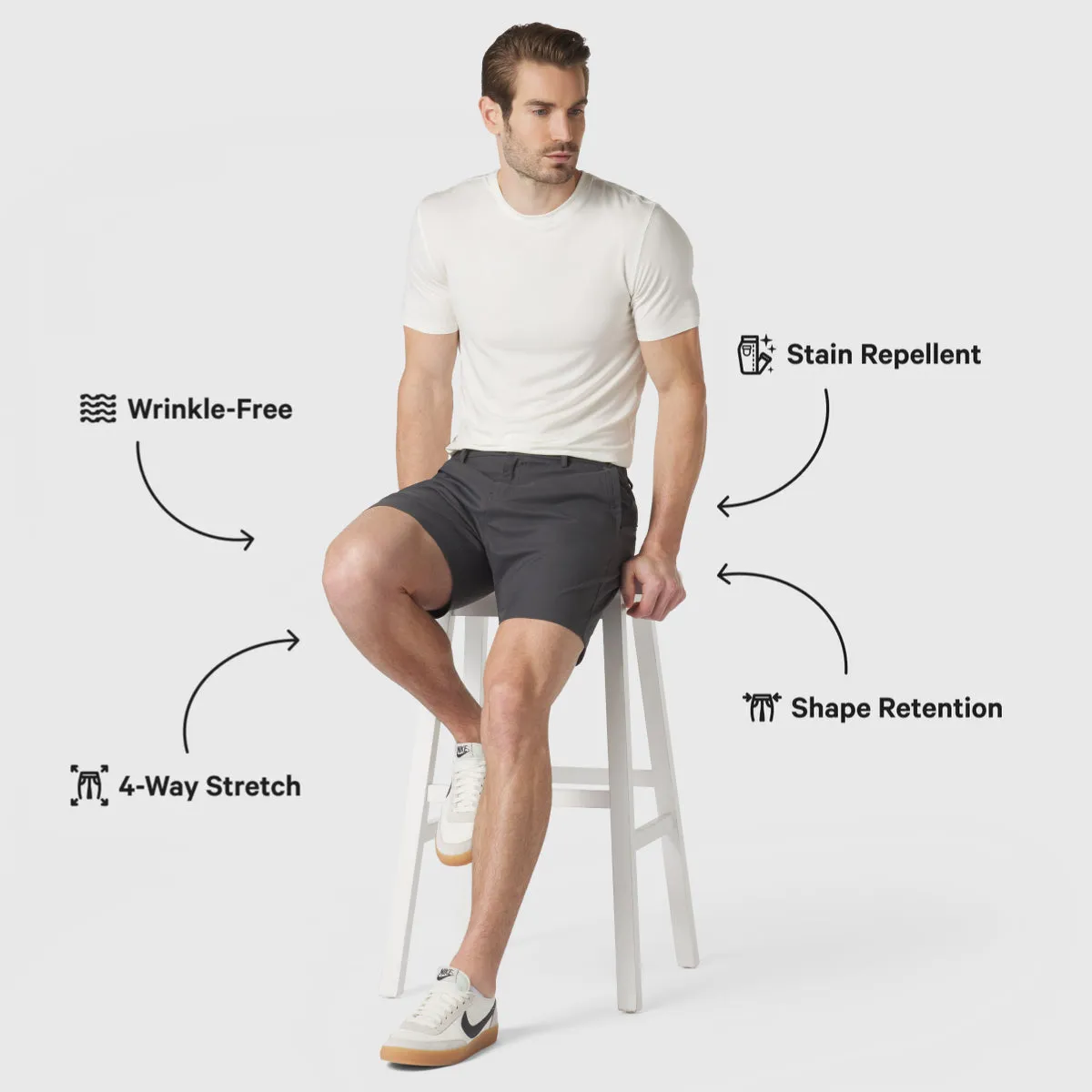 Jetsetter Tech Short
